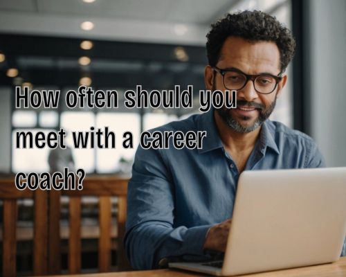 a career coach doing a virtual coaching