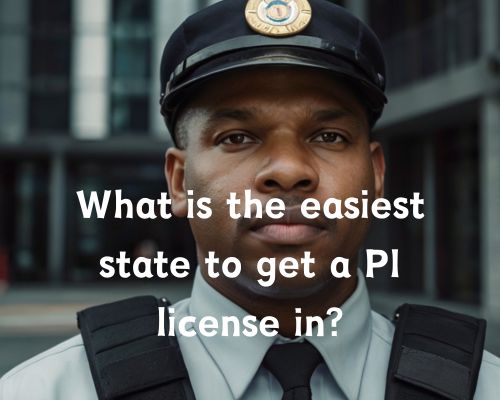 A licensed security officer