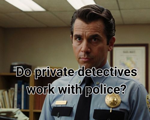 a police having coordination with a PI